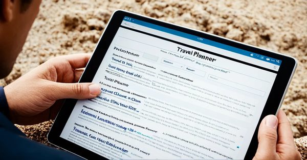 Un travel planner : voyagez futé en toute simplicité